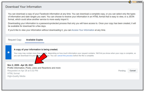 how to see archive messages on fb