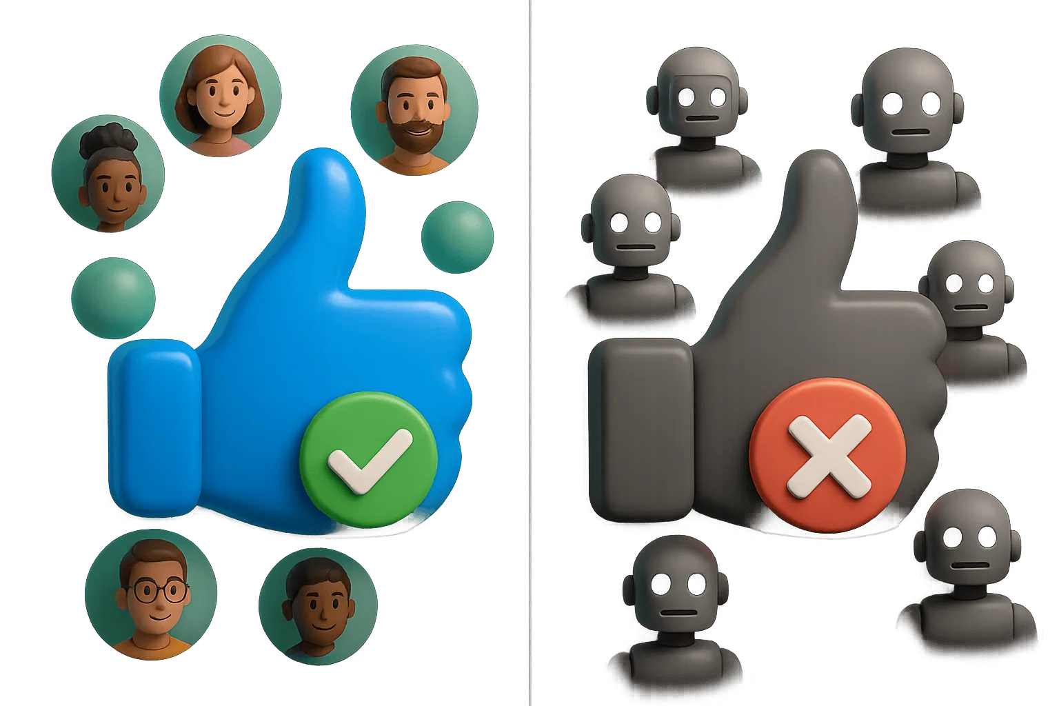 Real Adflee page likes compared to cheap fake bots