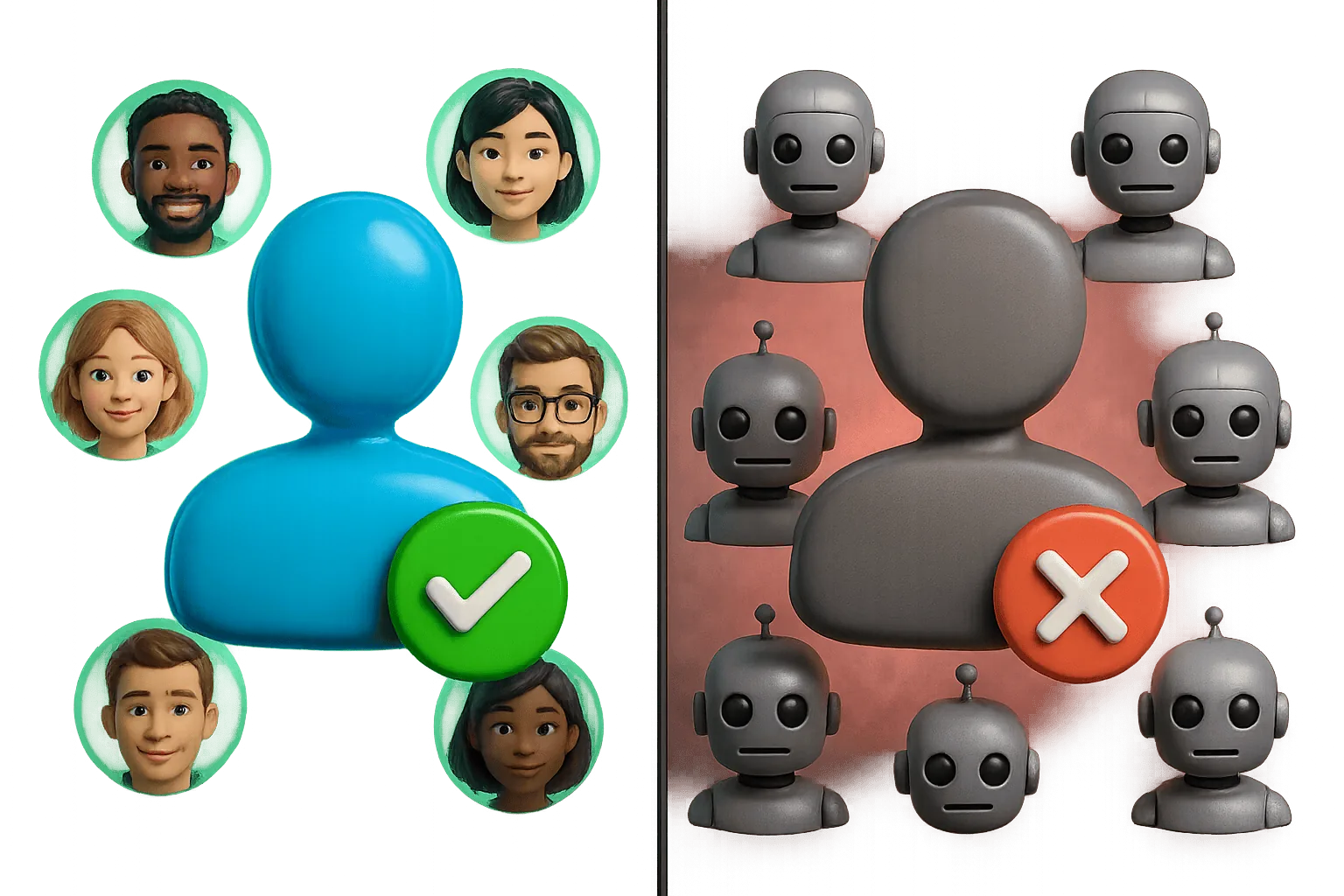 Real Adflee profile followers compared to cheap fake bots