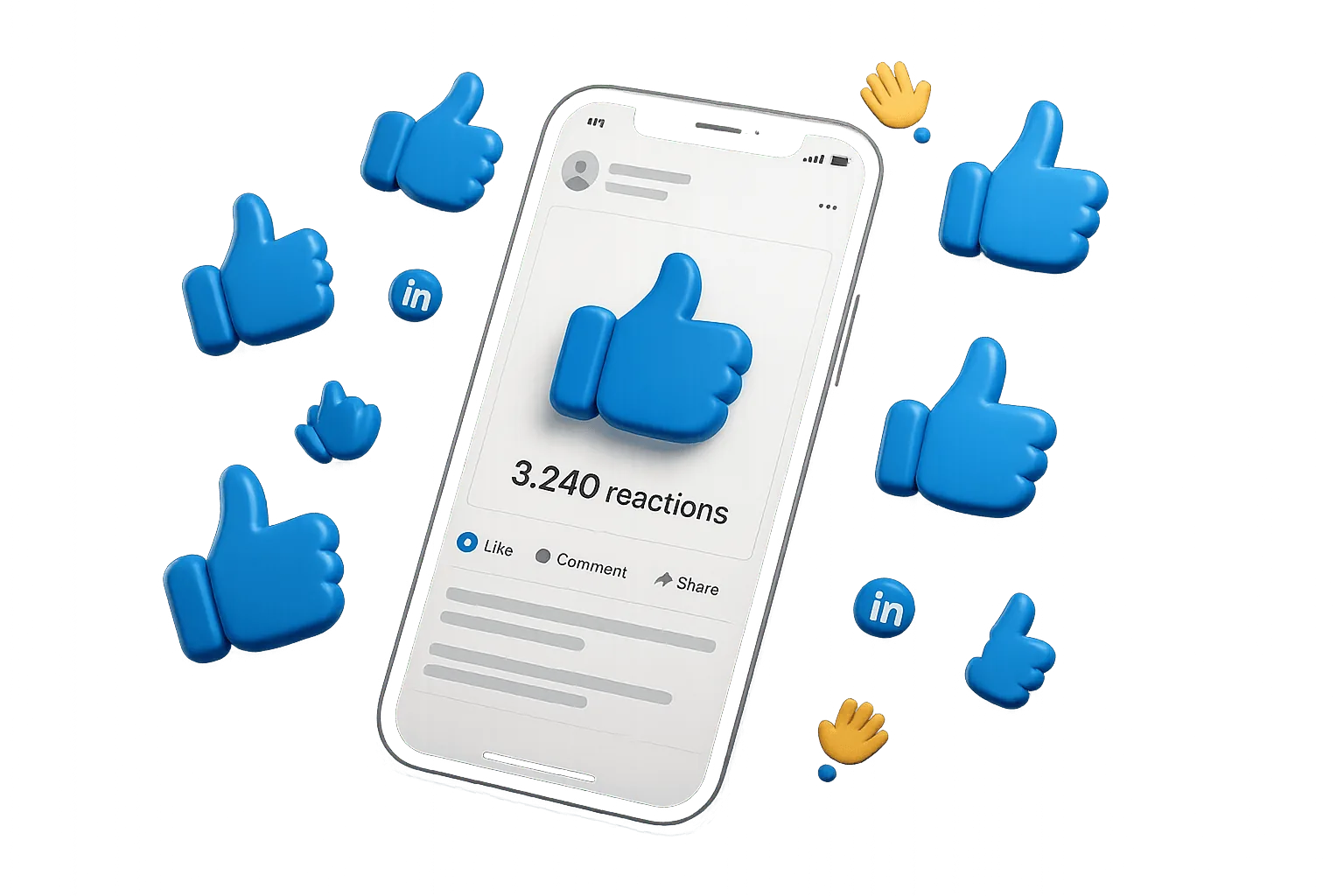 Boost your post reactions on LinkedIn Likes with Adflee